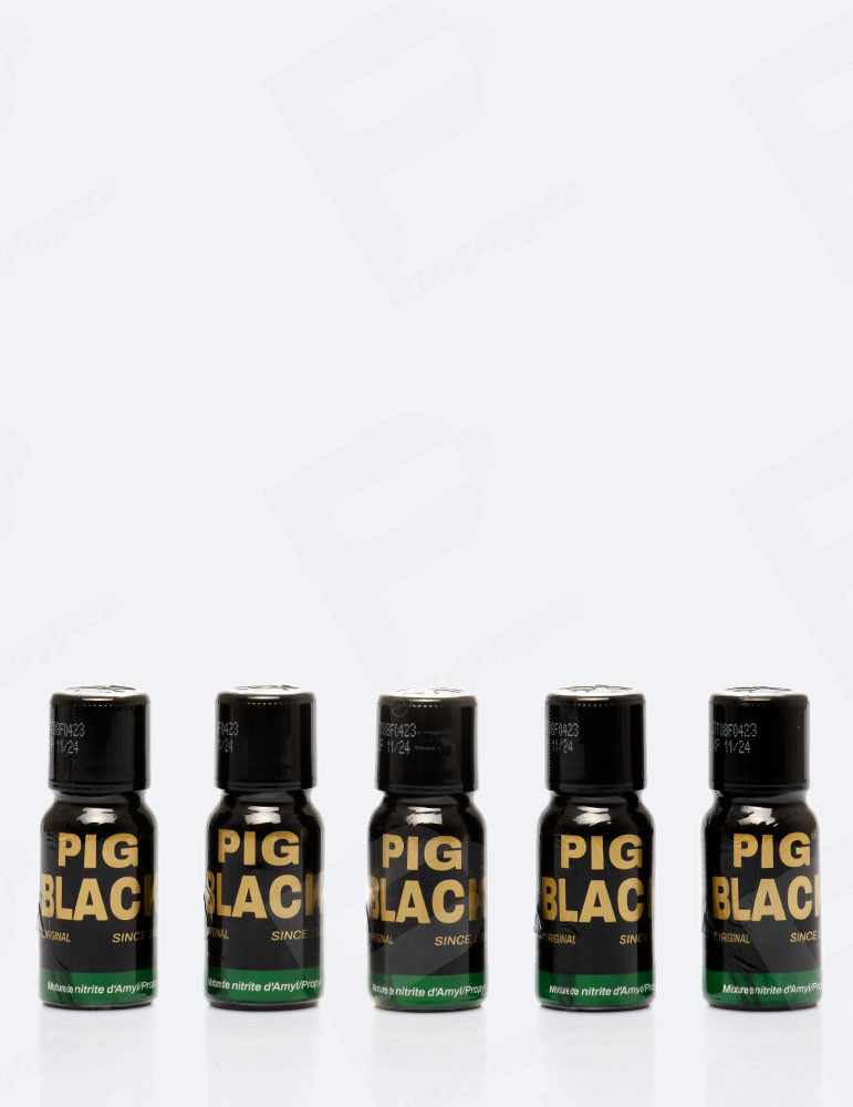 Pig Black 15 ml x5