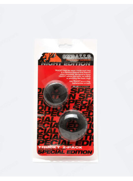 Pacco di 2 Cockring Truckt Night Edition Oxballs packaging
