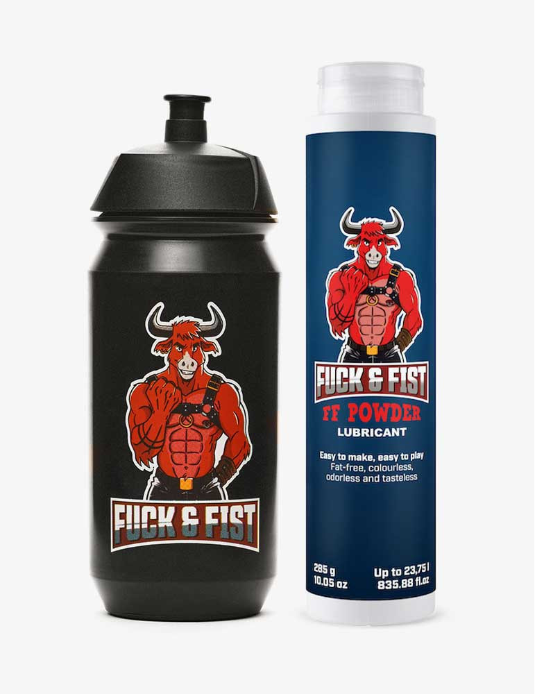 Lubrificante polvere 285 g + flacone da 500 ml Fuck & Fist