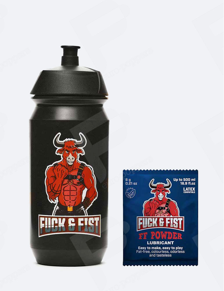 Lubrificante polvere 6 g + Bottiglia 500 ml Fuck & Fist