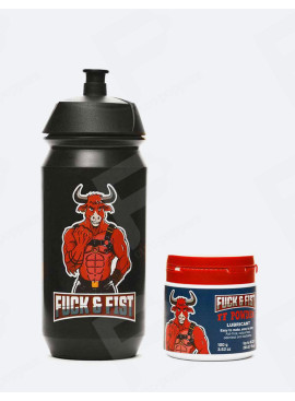 Pacco lubrificante polvere 100 g + flacone 500 ml Fuck & Fist
