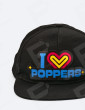 Cappellino LED I love poppers
