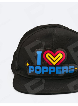 cappellino led nero