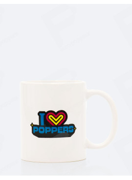 Tazza I Love Poppers dettagli