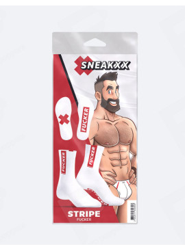 Calzini Bianchi SneakXX Stripe Fucker packaging