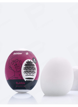 Masturbatore Satisfyer Egg Bubble aspetto interno