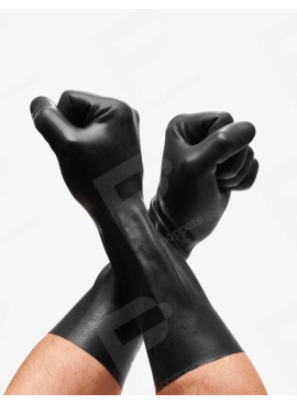 Guanti da fisting nero