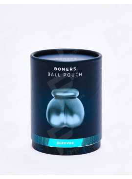Ball Pouch Boners Ballstretcher in silicone packaging