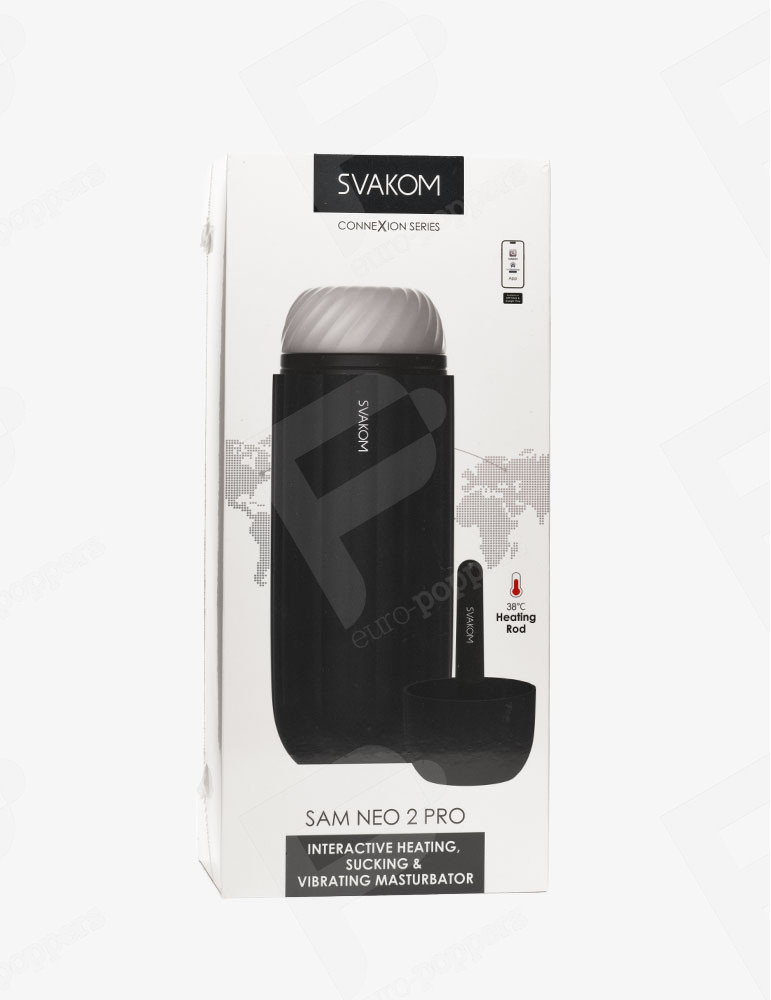 Masturbatore vibrante interattivo Sam Neo 2 Pro Svakom