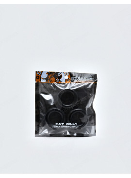 Pacco 3 cockring Fat Willy Oxballs packaging