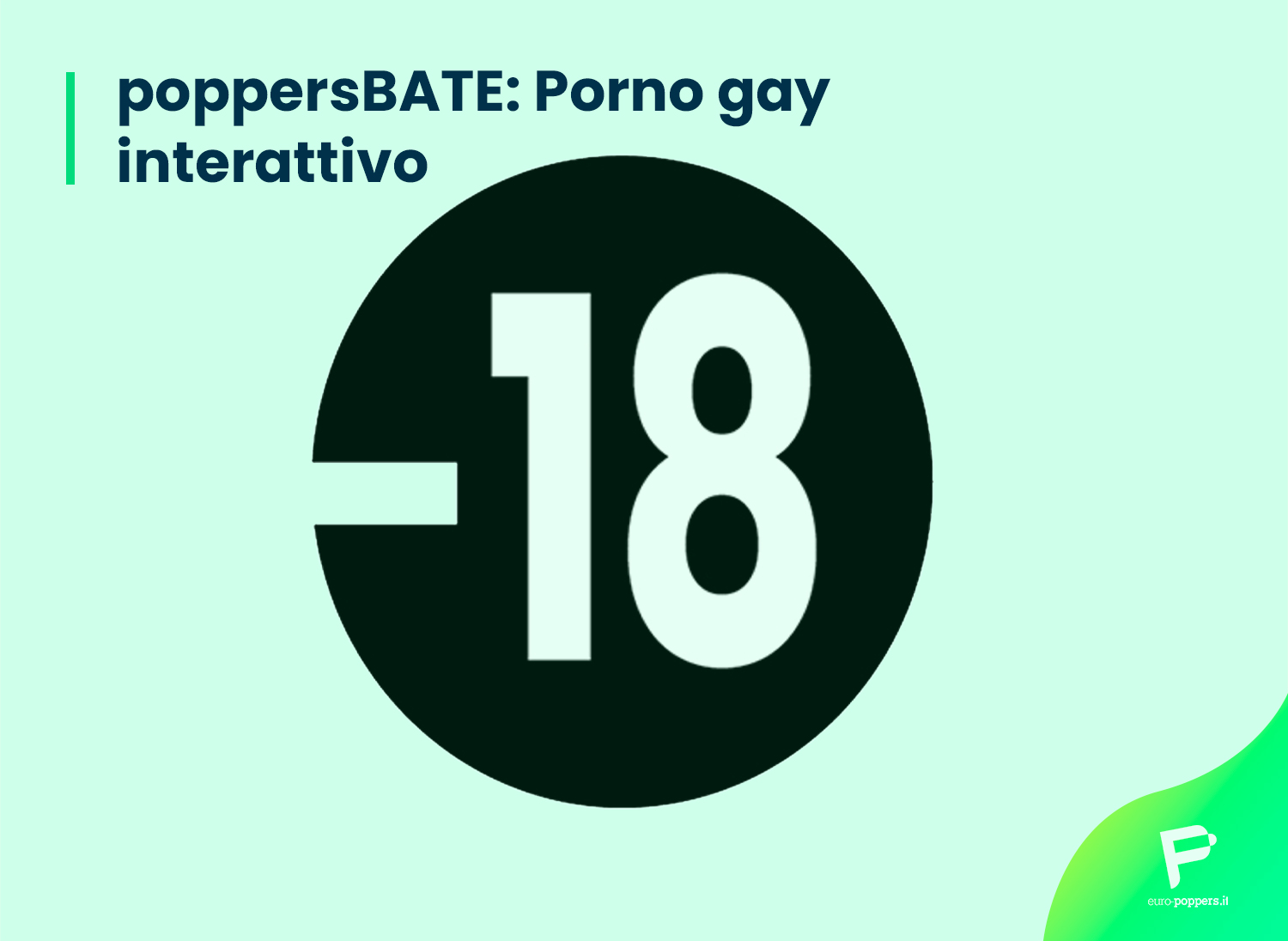 Al momento stai visualizzando poppersBATE – Porno gay interattivo