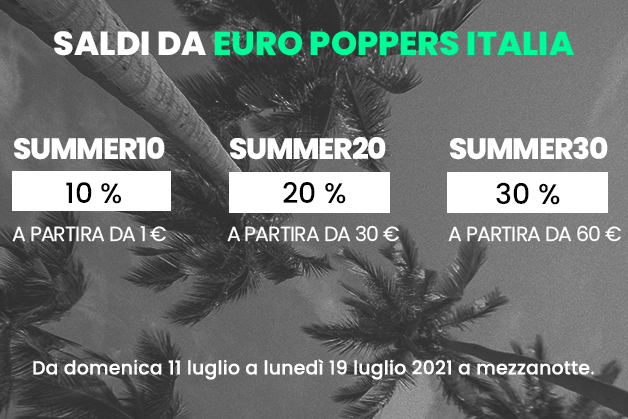 saldi euro poppers italia