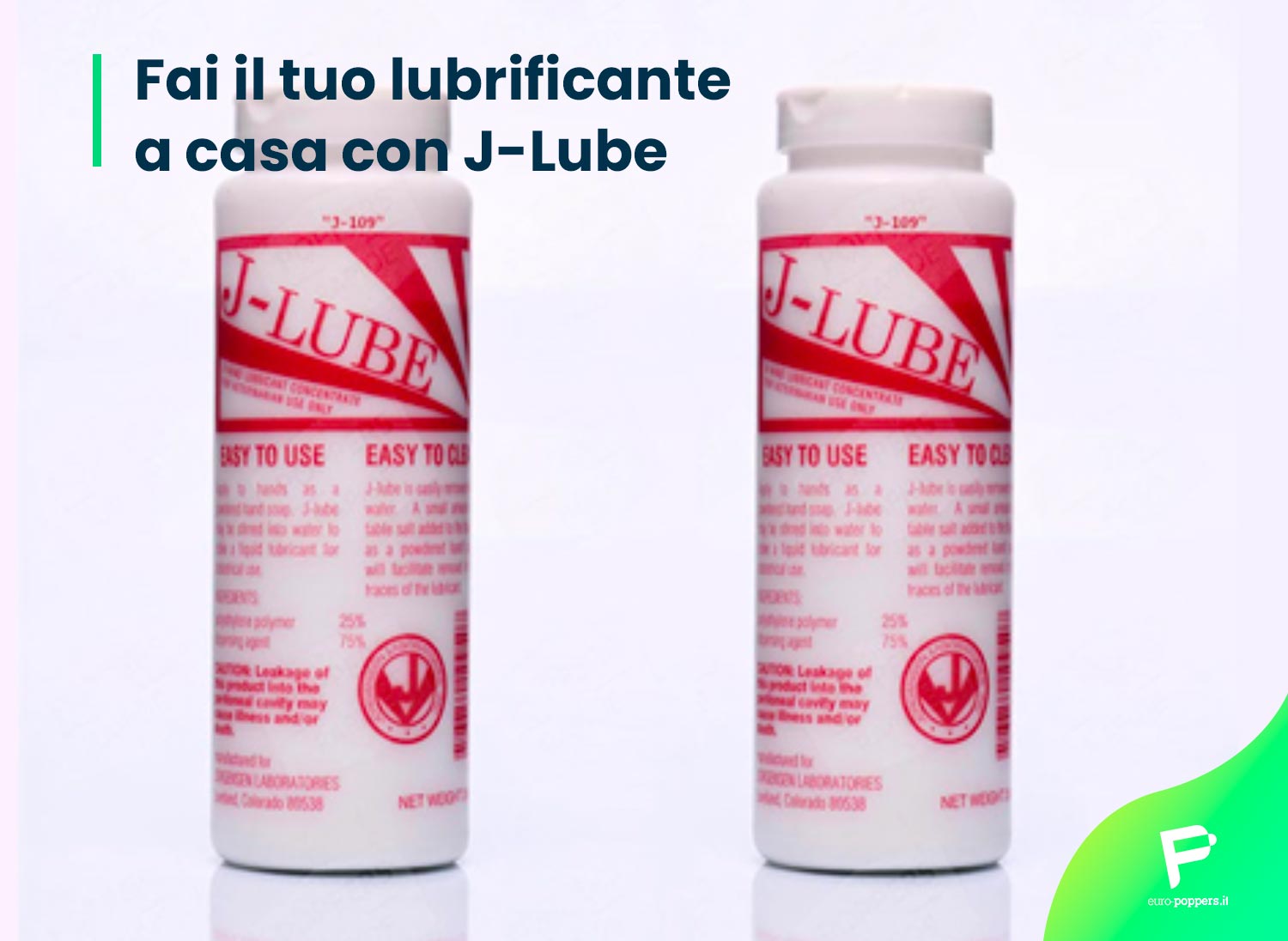 Al momento stai visualizzando Fai il tuo lubrificante a casa con J-Lube