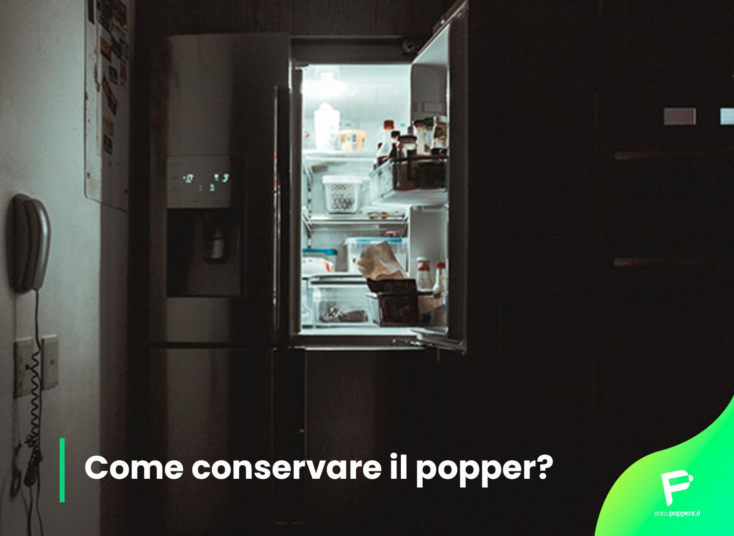 conservare poppers