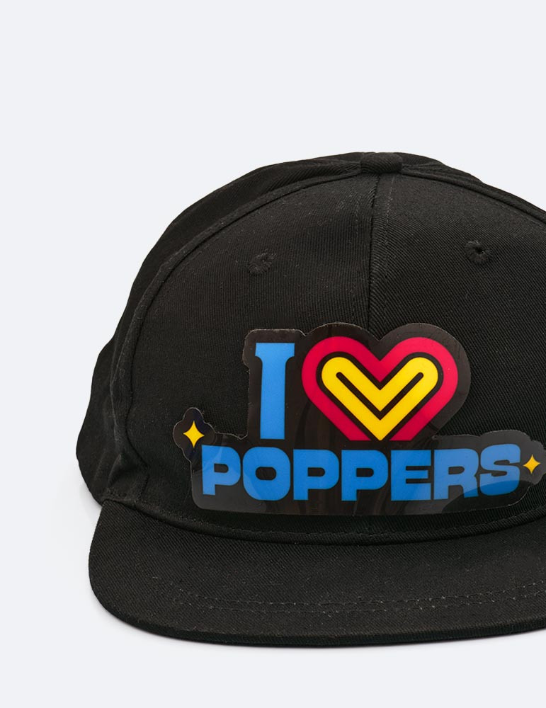 Cappellino LED I love poppers